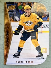 2019-20 Upper Deck Series 1 Rookie RC Gold Die Cut #6 Dante Fabbro